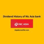 Dividend History of NIC ASIA BANK (NICA)
