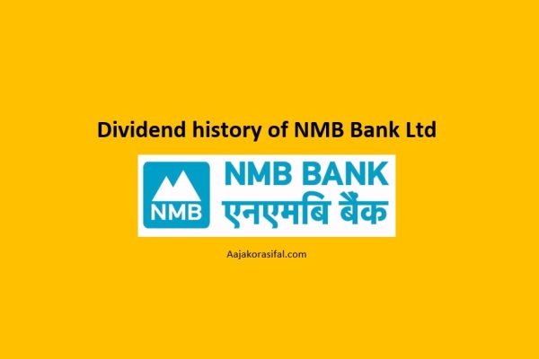 Dividend History of NMB Bank Limited (NMB)