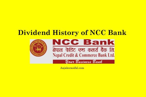Dividend History of Nepal Credit And Commercial Bank Limited (NCCB)
