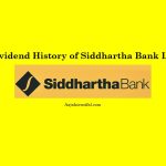 Dividend History of Siddhartha Bank Limited (SBL)