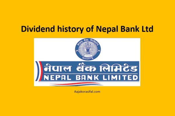 Dividend history of Nepal Bank Limited (NBL)