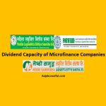 Dividend Capacity of Microfinance Companies