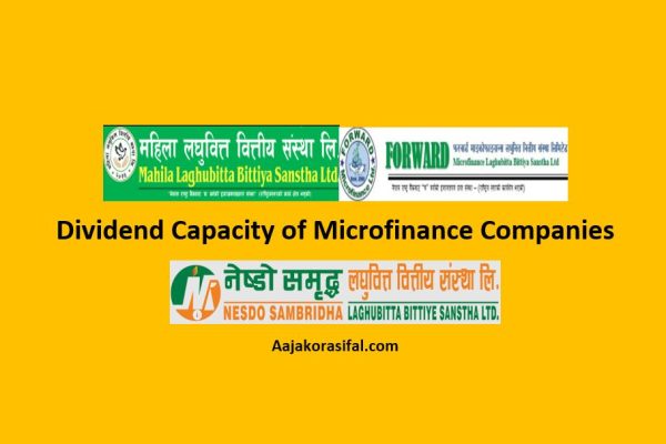 Dividend Capacity of Microfinance Companies
