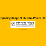Opening Range of Shuvam Power Ltd