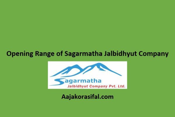 Opening Range of Sagarmatha Jalbidhyut Company