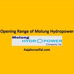 Opening Range of Molung Hydropower