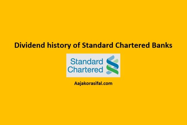 Dividend History of Standard Chartered Bank Limited (SCB)