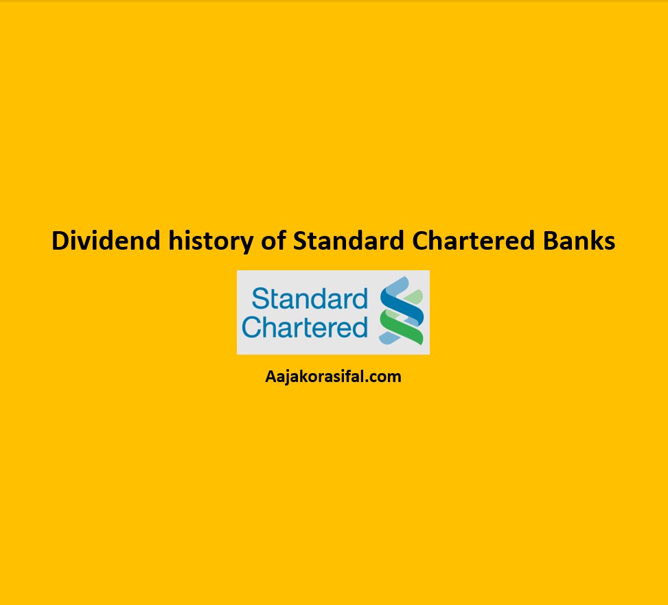 Dividend History of Standard Chartered Bank Limited (SCB)