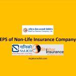 Earnings Per Share (EPS) of Non-Life Insurance Companies