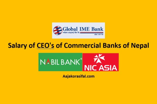 Salary of CEO's of Commercial Banks of Nepal