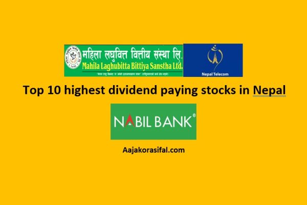 Top 10 highest dividend paying stocks in Nepal