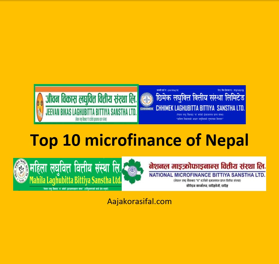 Top 10 microfinance of Nepal