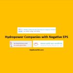 Hydropower Companies with Negative EPS