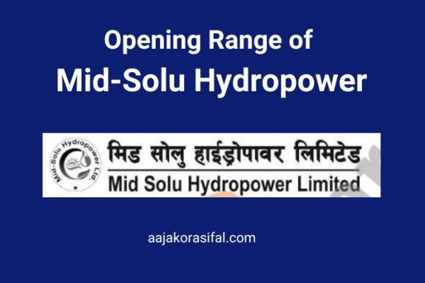 Opening Range of Mid-Solu Hydropower