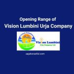 Opening Range of Vision Lumbini Urja Company